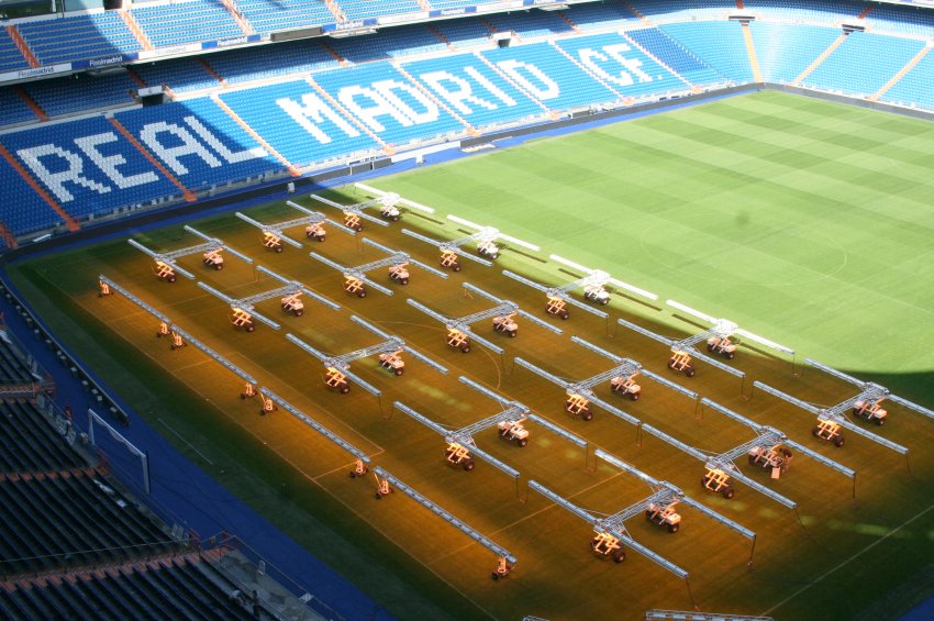 Real Madrid / Stadion Beleuchtung
