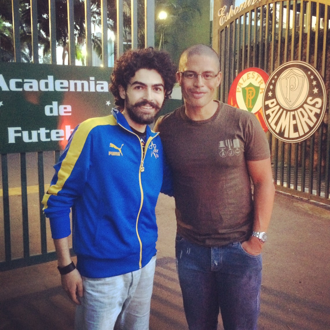 This is me with my captain, my idol, and our future coach Capitão Alex de Souza! Nós te amamos!